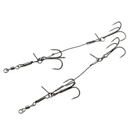 Kinetic Double Stinger 65 LBS 2 st 13 cm - Krokstorlek 1/0